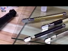 Eficiente aparelho de corte de vidro com alça preta de metal perfeito para profissionais