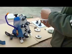 Máquina portátil portátil de bordar linha reta