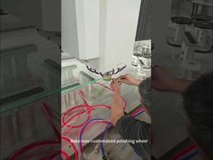 Roda de lustro de vidro