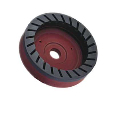 D150mm Roda de resina dentada interna Forma de taça Roda de moagem contínua de diamante para máquina de borda de bisel de vidro