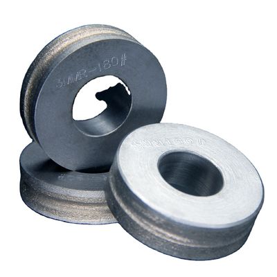 BOKE mini tamanho lápis borda borda redonda vidro borda pedra diamante moagem roda máquina CNC
