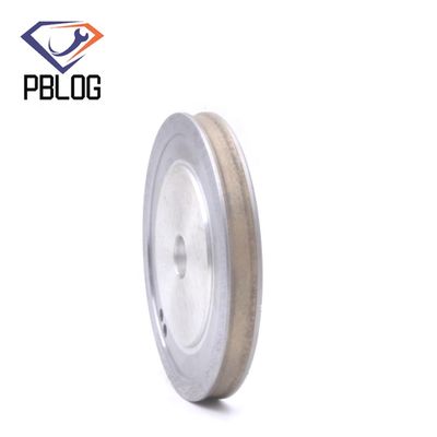 Roda de vidro de perfil de diamante Roda plana de diamante para maquina biseladora de vidro