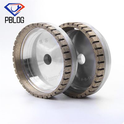 Máquina de Bevel Borda de vidro Rodas de diamante de moagem semi-segmentadas