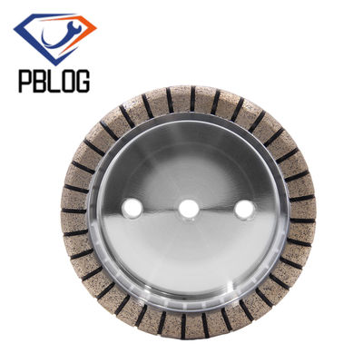 PBLOG Roda de moagem de diamante Máquina de moagem de borda de vidro Disco abrasivo afiado Forma de taça por atacado