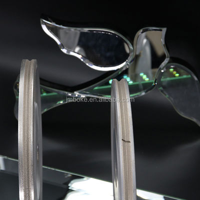 Forma em V D175*4MM Roda de moagem de diamantes para polimento rápido de bordas de vidro