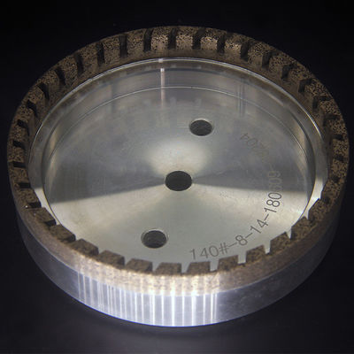 Roda de moagem de diamantes de alta qualidade, totalmente segmentada para processamento de vidro