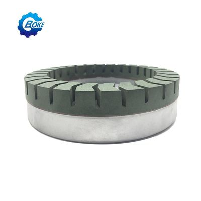 Roda de ligação de resina de diamante segmentada de forma de turbo verde de alta qualidade