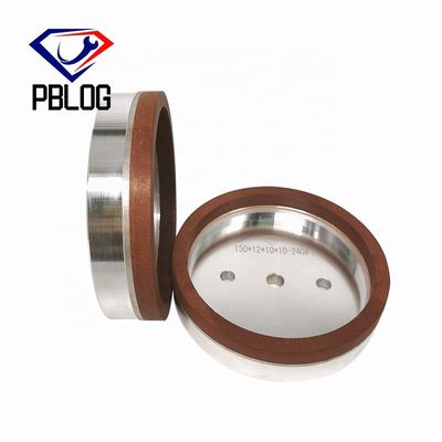 PBLOG Material de alta qualidade Vidro Mármore Placa de rocha Moagem Chamfering Resina Vermelha Roda de diamante
