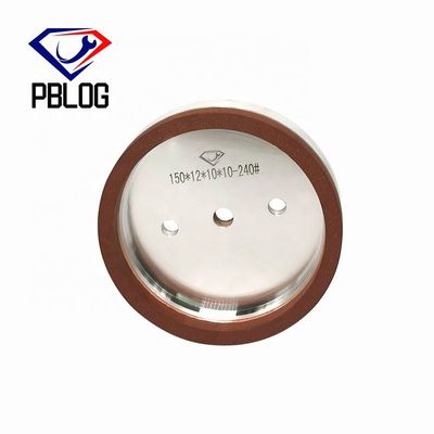 PBLOG Material de alta qualidade Vidro Mármore Placa de rocha Moagem Chamfering Resina Vermelha Roda de diamante