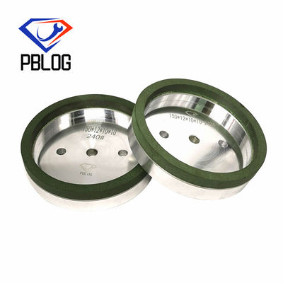 PBLOG Limpeza de vidro de resina de moagem de forma de roda de polir de máquina de borda reta