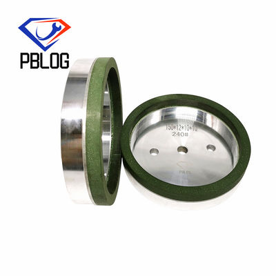 PBLOG Limpeza de vidro de resina de moagem de forma de roda de polir de máquina de borda reta