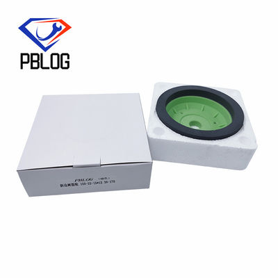 Roda de resina por grosso, de cor verde, forma de copo, para processamento de vidro, roda de polimento, máquina de moagem de vidro, de contorno