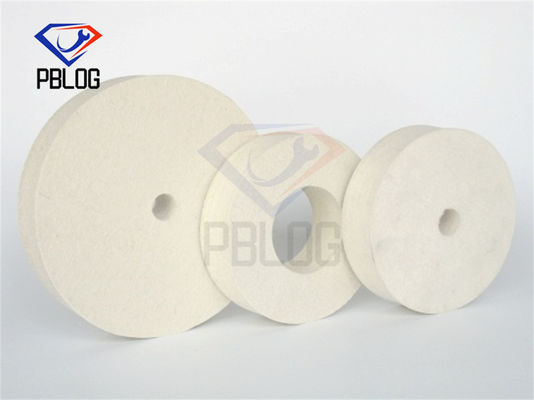 Fabricante personalizável Ferramenta de polimento de vidro cerâmica de metal lã Roda de polimento de feltro