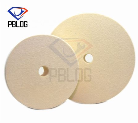 Fabricante personalizável Ferramenta de polimento de vidro cerâmica de metal lã Roda de polimento de feltro