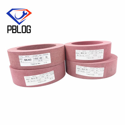 Fabrica personalizável Processamento de borda de vidro almofada de polimento rosa pedra de moagem roda de polir tipo de taça