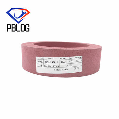 Fabrica personalizável Processamento de borda de vidro almofada de polimento rosa pedra de moagem roda de polir tipo de taça