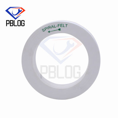PBLOG Roda de polir de feltro espiral para polir vidro