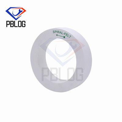 PBLOG Roda de polir de feltro espiral para polir vidro