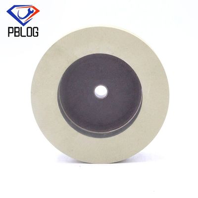 Roda de polir bordas de vidro em forma de tigela de borracha