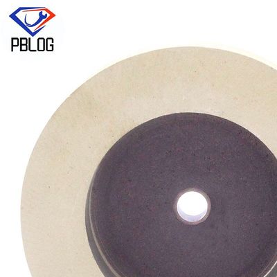 Roda de polir bordas de vidro em forma de tigela de borracha