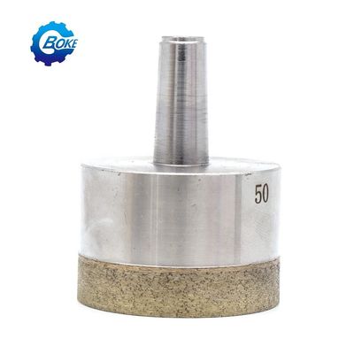 15pcs Diamond Hole Saw Drill Bit Set para vidro cerâmica azulejos máquina de corte ferramenta prata e furos de perfuração 3-42mm