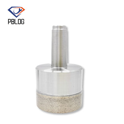 PBLOG Partículas de diamante combinadas numa broca de vidro