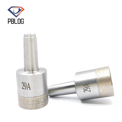 PBLOG Partículas de diamante combinadas numa broca de vidro