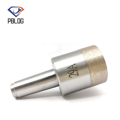 PBLOG Partículas de diamante combinadas numa broca de vidro