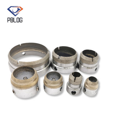 PBLOG Diamante de perfuração camfering cobertura de vidro ferramentas de hardware conjunto de camfering oco