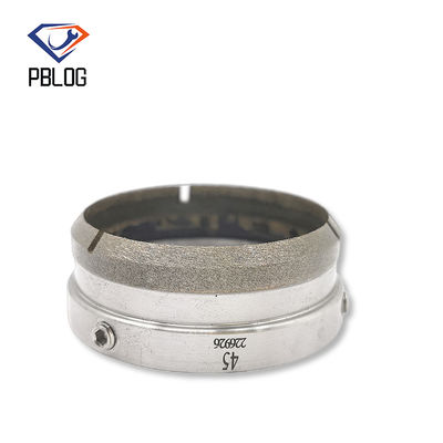 PBLOG Diamante de perfuração camfering cobertura de vidro ferramentas de hardware conjunto de camfering oco