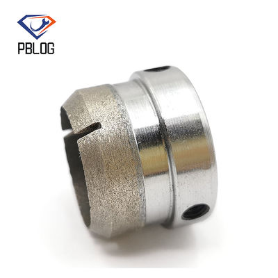 PBLOG Diamante de perfuração camfering cobertura de vidro ferramentas de hardware conjunto de camfering oco