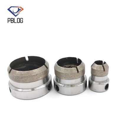 PBLOG venda a quente conjunto de chamfering oco de perfuração de diamantes chamfering cobrir ferramentas de hardware de vidro