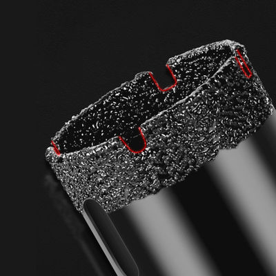 Conjunto de brocas de diamante em vácuo Brazed Diamond Core Bits Drills Hole Saw Hole Cutter For Porcelain Marble