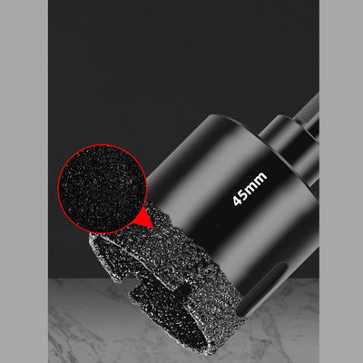 Hexagon Shank Hole Saw Vacuum Brazed Diamond Core Drill Bit para perfuração de porcelana cerâmica em mármore