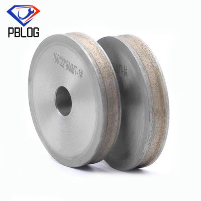 Grit Round Edge Grinding Wheel 35 - 200MM aglomerou Diamond Wheel feito sob encomenda