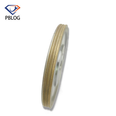 DPE Grit Diamond Grinding Wheel Double Groove que processa a alta velocidade
