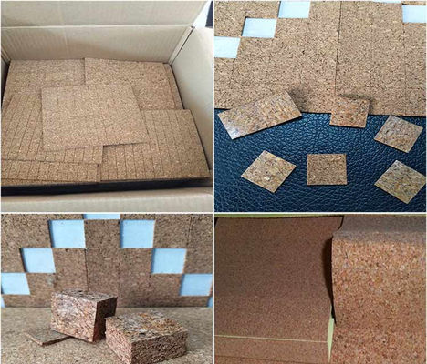 Vidro estático Cork Isolation Pads Traceless Spacer com não marcação