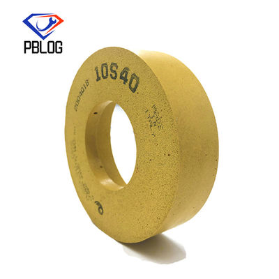 roda 10S de lustro amarela para o processamento de lustro da borda de vidro