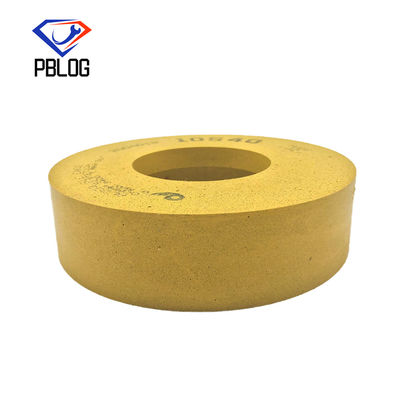 roda 10S de lustro amarela para o processamento de lustro da borda de vidro