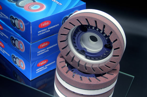 Roda de moedura de chanfradura Diamond Bowl Shape de vidro da resina da ardósia da máquina
