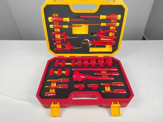 O VDE de Tool Set 1000V do eletricista 29PCS isolou o grupo elétrico da ferramenta