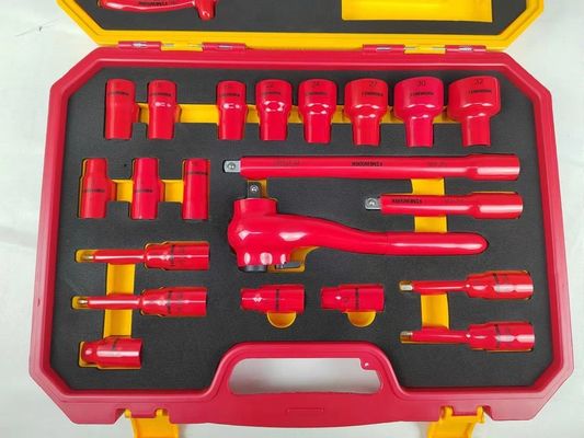 O VDE de Tool Set 1000V do eletricista 29PCS isolou o grupo elétrico da ferramenta