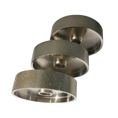 Metal de madeira de galvanização Grit Silver Customized da roda de moedura