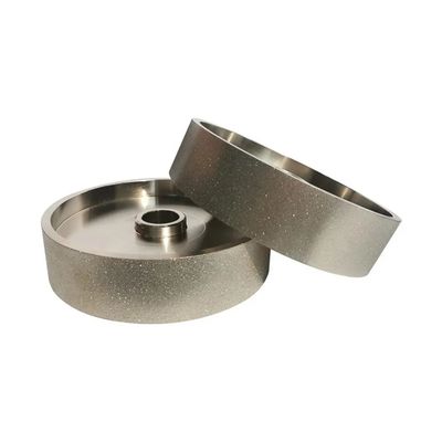 Metal de madeira de galvanização Grit Silver Customized da roda de moedura
