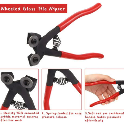 Jogos do cortador de vidro do mosaico de Tool Set Cutter do eletricista do OEM 8 partes