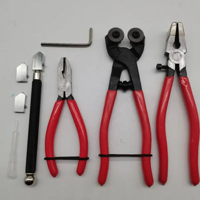 Jogos do cortador de vidro do mosaico de Tool Set Cutter do eletricista do OEM 8 partes
