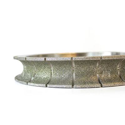 A roda de moedura segmentada vidro galvanizou 150 Grit Grinding Wheel