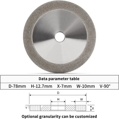 Roda de moedura cilíndrica Diamond Surface Hard do CBN de Centerless