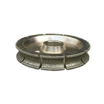 O metal irregular galvanizou a roda de moedura Grit Customized