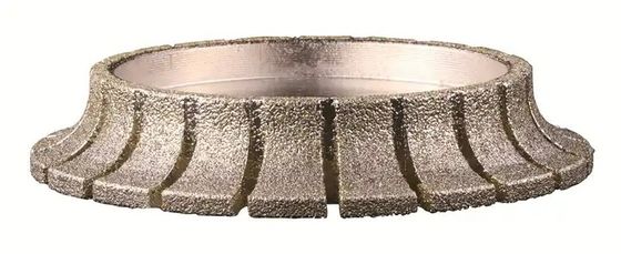 O metal irregular galvanizou a roda de moedura Grit Customized
